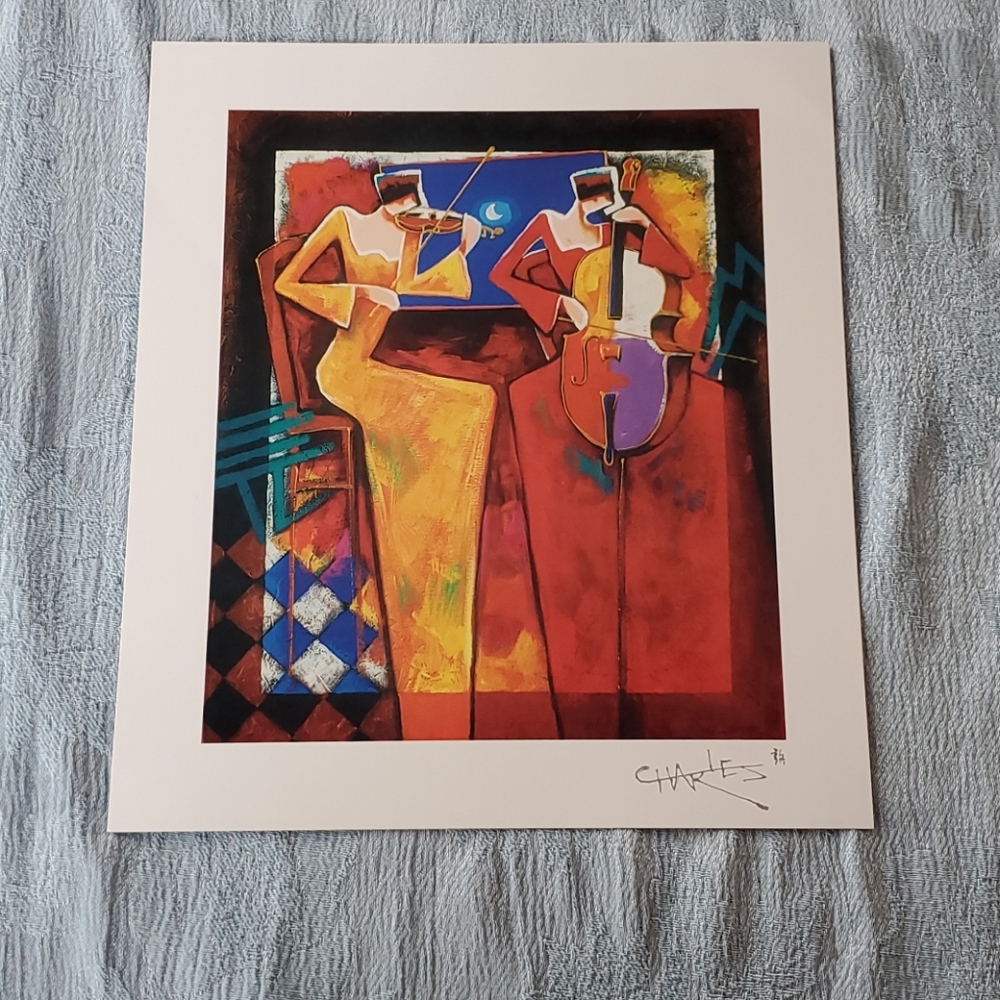 CHARLES LEE "Duet Night" seriolithograph